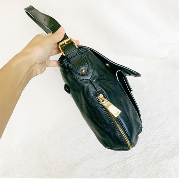 NWT Marc Jacobs Double Pockets Leather Messenger - Picture 4 of 8